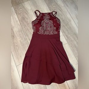 Speechless Dress Size 0 Burgundy